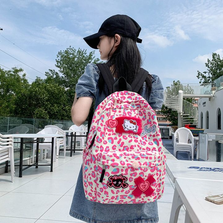 girls-กระเป๋านักเรียนแฟชั่นใหม่กระเป๋าเป้สะพายหลังสุดเท่ทันสมัยน่ารักทันสมัยสำหรับนักเรียนม-ปลายรุ่นน้องและผู้ใหญ่