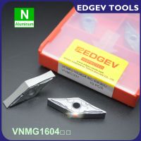 EDGEV 10Pcs VNMG160404 VNMG331 VNMG160408 VNMG332 CNC Lathe Carbide Inserts Cutter เครื่องมือกลึงภายนอกสําหรับอลูมิเนียมทองแดง