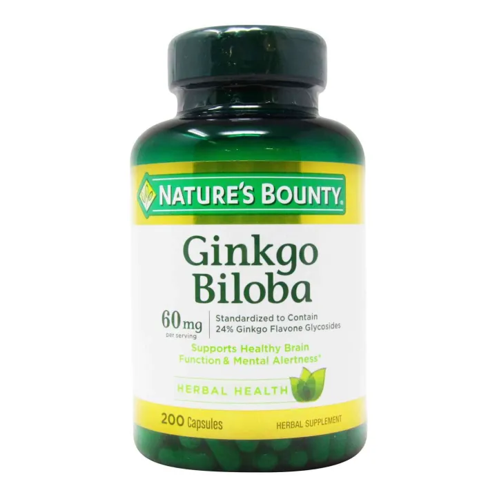 Nature S Bounty Ginkgo Biloba 30 Mg 200 Capsules Lazada Ph