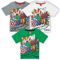 Marvel Boy Marvel T-shirt - เสื้อยืดเด็กลายมาร์เวล  สินค้าลิขสิทธ์แท้100% characters studio