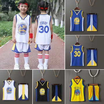 Boys and Girls Basketball Jerseys - Stephen Curry #30 Kid's