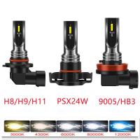 [ANYA Auto Parts] ไฟหน้ารถยนต์ LED H4สว่างมาก2X สว่างมาก H7 CSP ไฟตัดหมอกรถยนต์ H1 H3 H11 H8 H16 9005 9006 HB3หลอดไฟ HB4 12V 24V 80W