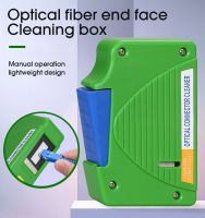 Fiber End Face Cleaning Box Fiber Wiping Tool Pigtail Cleaner Cassette Ftth Optic Fiber Cleaner Tools for SC/ST/FC