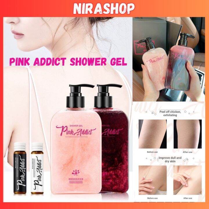 Shower Gel Niacinamide Brightening AntiAcne PINK ADDICT SHOWER GEL