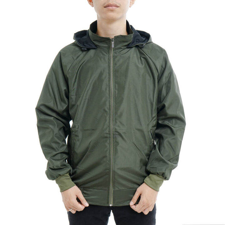 Jaket Parasut Olahraga Sauna Suit Jogging Lari Bersepeda Despo Pria