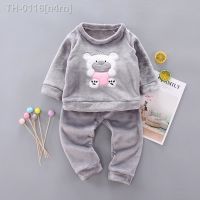 ❏❀✴ n4rn Conjunto de pijama quente para meninos e meninas roupa dormir em flanela crianças 2 a 5 anos conjunto íntima térmica inverno 2020