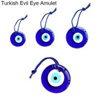 1PC Blue lampwork ตุรกี Blue Eyes Evil Eye Charm จี้รถบ้าน Amulet kabbalah สูง borosilicate แก้วสร้างสรรค์เครื่องประดับ DIY