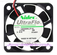 Fnhg Nidec พัดลมเงียบกริบ4ซม. 4010 NBR แบริ่งขนาดเล็ก U40X12MLZ7-52จาก Nippon ไฟฟ้า