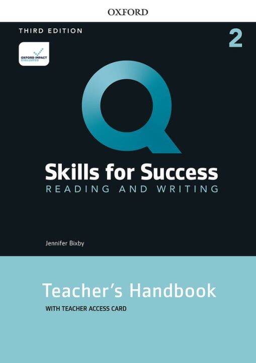 bundanjai-หนังสือคู่มือเรียนสอบ-q-skills-for-success-3rd-ed-2-reading-and-writing-teacher-s-handbook-with-teacher-s-access-card