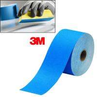 3M กระดาษทรายม้วนสีฟ้า แบบขัดแห้งหลังกาว 3M Stikit Blue Abrasive Sheet Rolls 321U