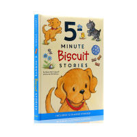 Original English picture book biscuit 5-minute biscuit stories hardcover collection of 12 stories of biscuit dog