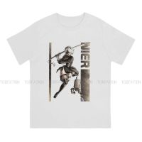 Large mens short sleeves Anime Project Special Tshirt Nier Automata Quality Creative Graphic T 4XL.5XL.6XL