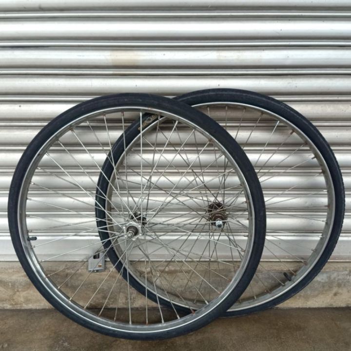 Classic 28 Inch Bicycle Rim Wheel Set Roda Basikal Tua Basikal Klasik