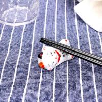 LAU ที่วางอุปกรณ์ทำครัวการ์ตูนสไตล์ญี่ปุ่นน่ารักบนโต๊ะอาหารที่วางตะเกียบชั้นแขวนช้อน
