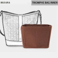 Bluana Triomphe Bag จัดระเบียบ และดันทรงกระเป๋า กระเป๋าผ้าสักหลาด ทรงโท้ท ด้านใน อุปกรณ์เสริม สําหรับผู้หญิง D034