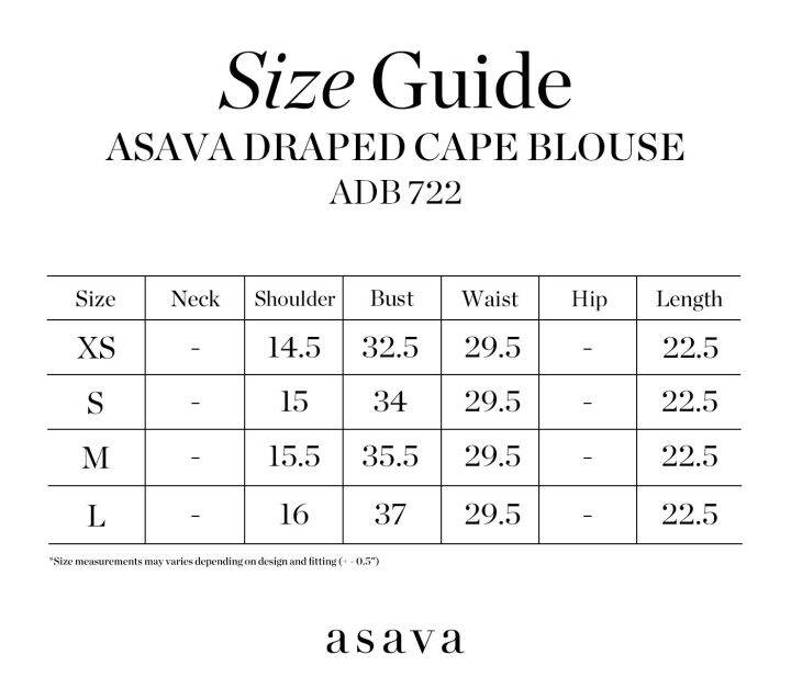 asava-ss23-asava-draped-cape-blouse-เสื้อผู้หญิง-แขนเคป-แต่งเดรปด้านหน้า-แต่งกระดุมคอ-ซิปหลัง