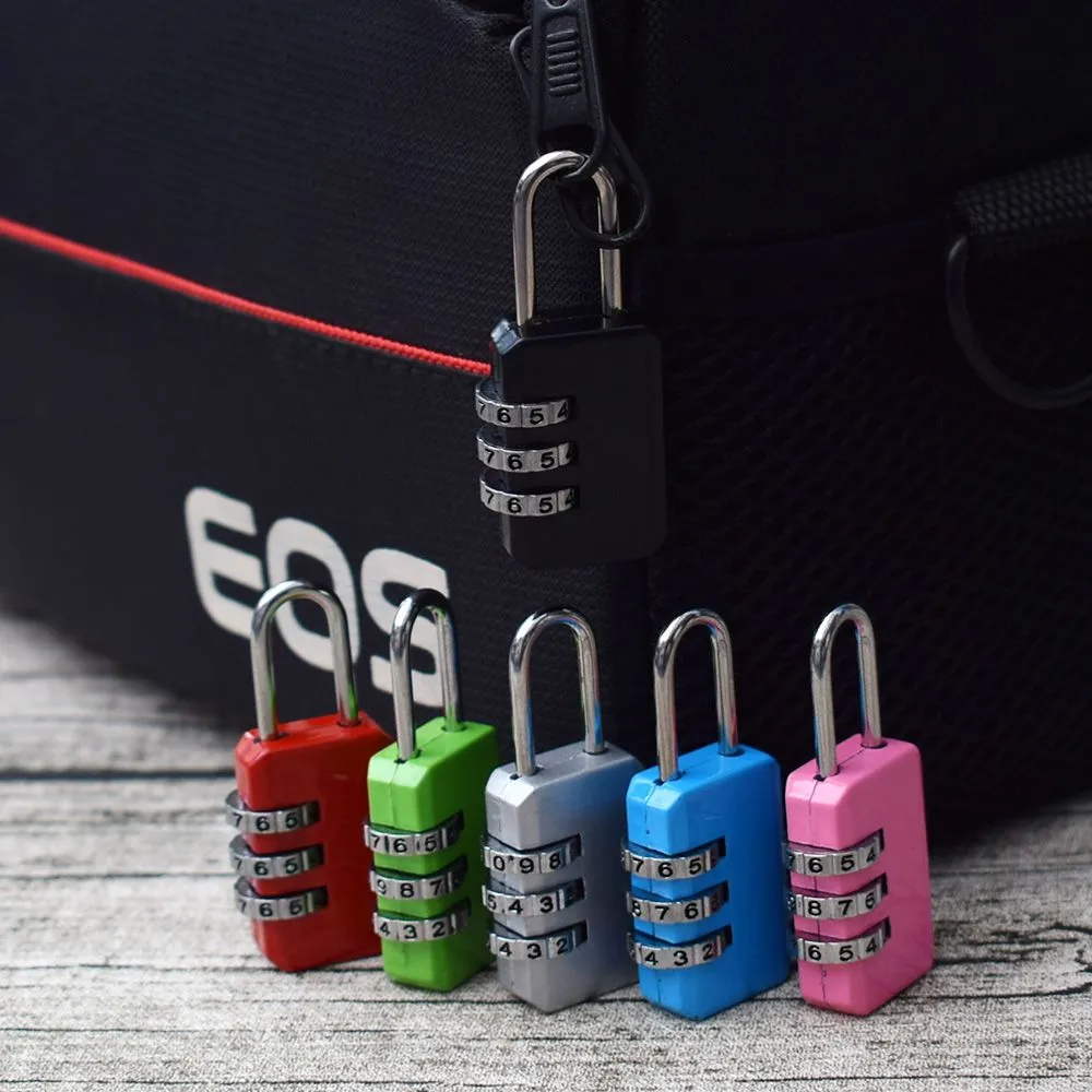 Buy Skywalk Metal TSA Approved Lock 4 Digit for Luggage Bag International  Number Password Travel Locks (Multicolored) Online at Best Prices in India  - JioMart.