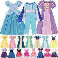 【CC】 DISNEY 2023 New Hot for Cotton Long amp;Short Frocks Clothing Children Cinderella Gowns