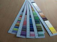 【CC】 120 Assorted Colors Chart Card Polyester Embroidery Machine Threads Cards and Variegated