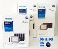 PHILIPS ฟลัดไลท์ โคม โซลาร์เซลล์  60W 90W LED 6500K รุ่น BVC080