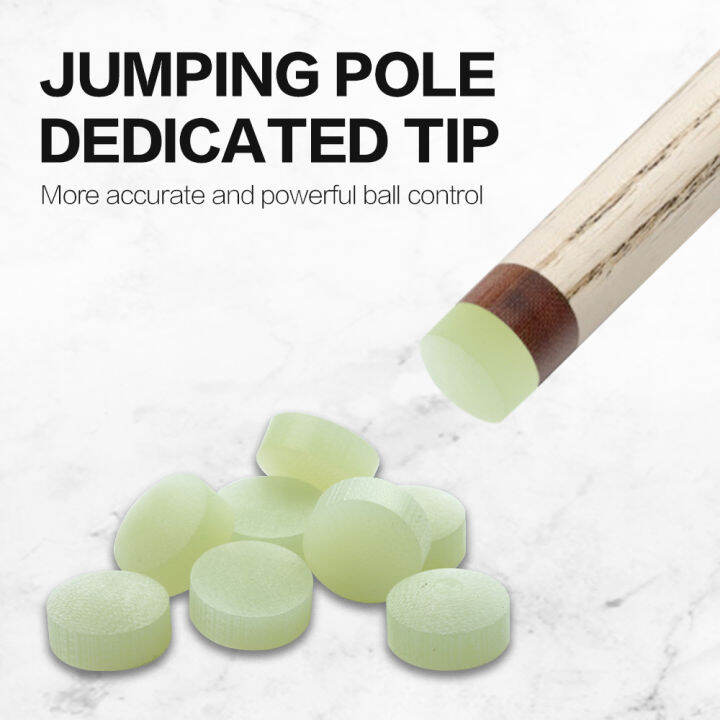 G10 Cue Tip Break & Jump Tips 14.2mm Bakelit Tips Transparent.for Punch Cues Jump Cues Made in