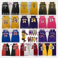 ▼▽₪ Dress Lakers 6 James Kobe Carter Ewing alphabet brother Durant retro womens jersey