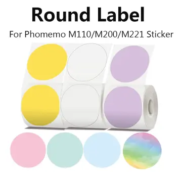 10 sheets Round Spot Circles Sealing Stiker Paper Labels Coloured Dot  Stickers Adhesive Package Label Party Decoration