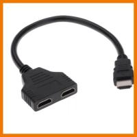 ?HOT SALE? y hdmi splitter cable 1ออก2จอ full hd 1080p ##สายชาร์จ แท็บเล็ต สมาร์ทโฟน หูฟัง เคส ลำโพง Wireless Bluetooth คอมพิวเตอร์ โทรศัพท์ USB ปลั๊ก เมาท์ HDMI