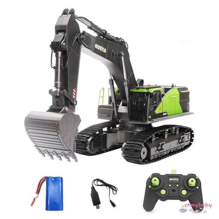 【Ready Stock】 Huina 1593 1 / 14 Alloy Excavator 22 Channel 2.4Ghz Rc ...