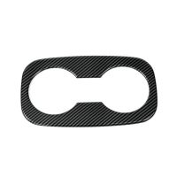 For Chevrolet Seeker Trax 2023 2024 Rear Cup Holder Cover Bezel Trim Spare Parts Parts ABS Carbon Fiber