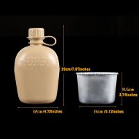 Limited Time Discounts Military Outdoor Tactical Water Bottle Army Water Canteen Kettle With Pouch Cup Set Survival Tools For Hunting Camping Hiking