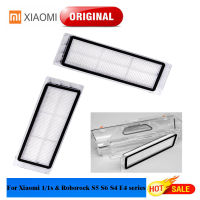 Original Xiaomi หุ่นยนต์กรองสำหรับ XiaoMi Mijia SDJQR01RR SDJQR02RR Roborock S6 S5max S50 S51 S55 S4 E20 E25เครื่องดูดฝุ่นฝุ่น Filter ของแท้อุปกรณ์เสริม