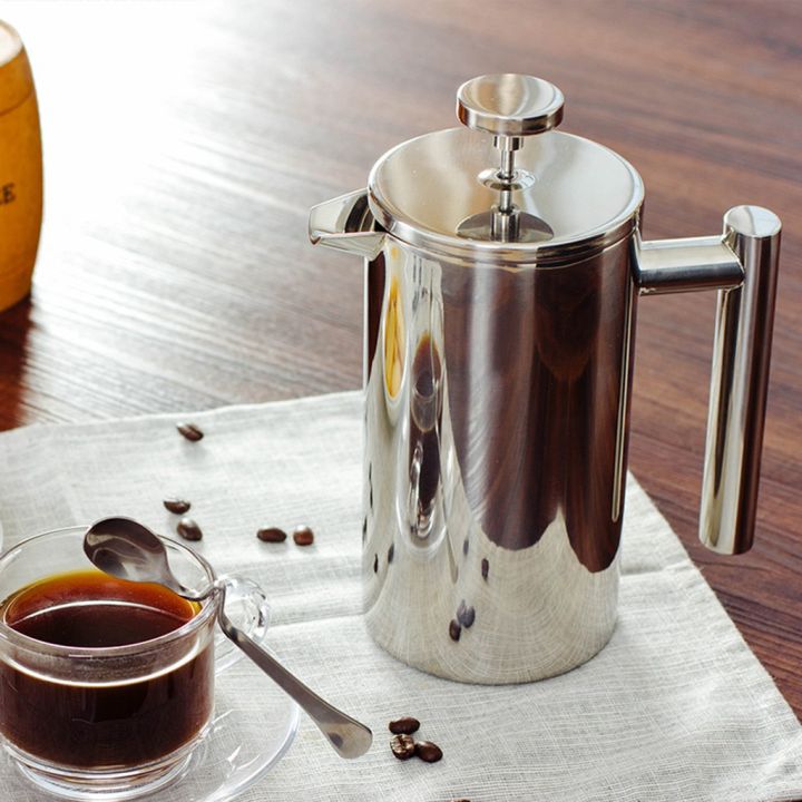 french-coffee-press-maker-stainless-steel-french-press-machine-for-coffee-tea-camping-office-silver