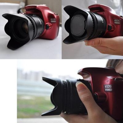 หมวกกล้องแม่พิมพ์ซิลิโคนขนมเค้กแบบสากล52มม. สำหรับกล้อง Nikon Canon Sony 52มม. ใช้กับตัวกรองและฝาปิดแบบ Snap-On