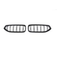 2Pcs Carbon Fiber Style Car Front Grille Grill Frame Cover Trim Replacement For Z4 G29 2019-2022