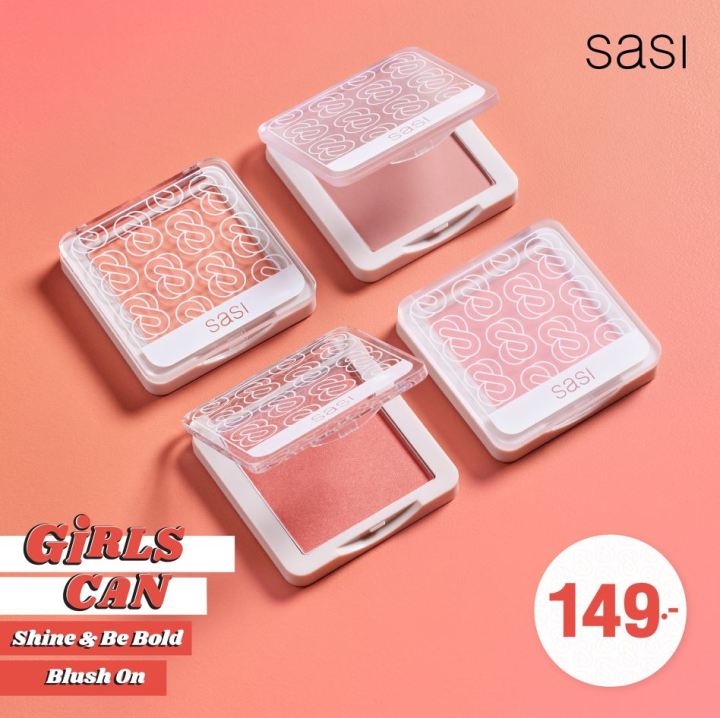 sasi-girls-can-shine-blush-on-amp-girls-can-be-bold-blush-on-พร้อมส่ง-แท้-100-บลัชออน-รุ่นใหม่ล่าสุด-มีให้เลือก-2-เนื้อ