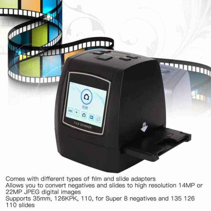 22mp Film Slide Scanner Negative Film Scanner Digital Photo Converter 