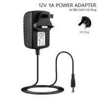 12V 1A DC UK Plug Power Supply Adaptor Transformer for LED Strips, CCTV etc. 12W US EU UK selectable plugs