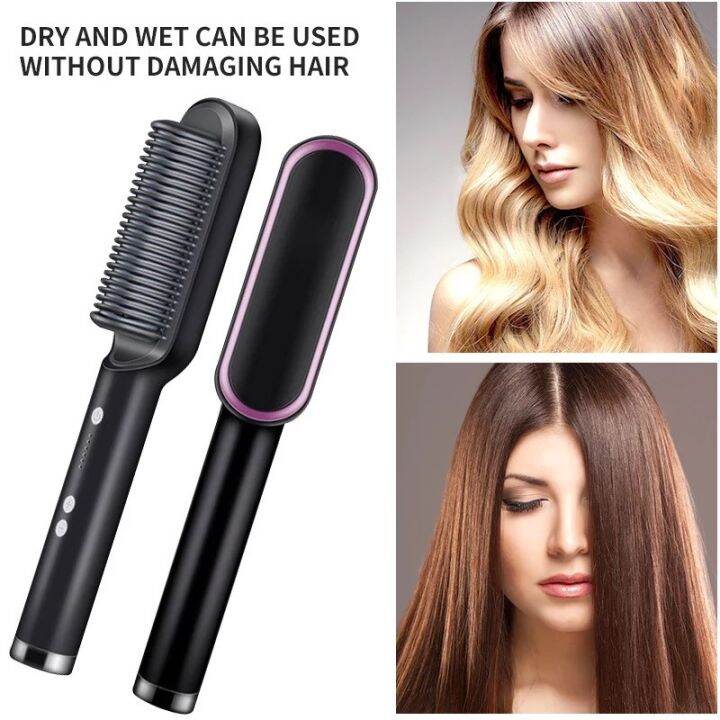 Hair brush 2024 straightener lazada