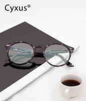 Cyxus ป้องกันแสงสีฟ้า Eye Strain คอมพิวเตอร์แว่นตาอ่านหนังสือรอบเลนส์ใสแว่นตาเล่นเกม Unisex (ผู้หญิง/ผู้ชาย) 2065/2066/2067-เลือกการขยาย (+ 1.0 + 3.0)