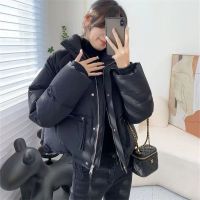 [COD] 2023 New Jacket Womens Parkas Thicken Outerwear Warm Coats Short Female Cotton Padded