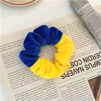 【CC】ﺴ™◈  1Pcs Hair Ties Silk Scrunchie Elastic and Band Ponytail Holder Headband Accessories