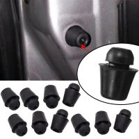 10Pcs Black Rubber Car Bumper Door Overslam UniversalShock Absorber Pads Cushion Car Door Protector Stickers .