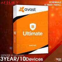 Avast Ultimate 2023 - 3 ปี/10 เครื่อง (Windows, Mac, Android และ iOS)