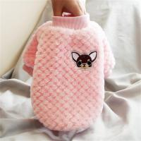 ZZOOI Pink Soft Fleece Pet Dog Clothes For Small Medium Dogs Cats Warm Winter Dog Coat Jacket Puppy Cat Clothing