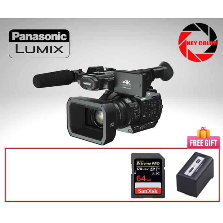 Panasonic AGUX90 UHD 4K Professional Camcorder Panasonic VBR59 Extra