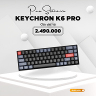 KEYCHRON K6 PRO - Bàn phím cơ Keychron K6 PRO Bản nhôm Hot Swap - Mạch xuôi thumbnail