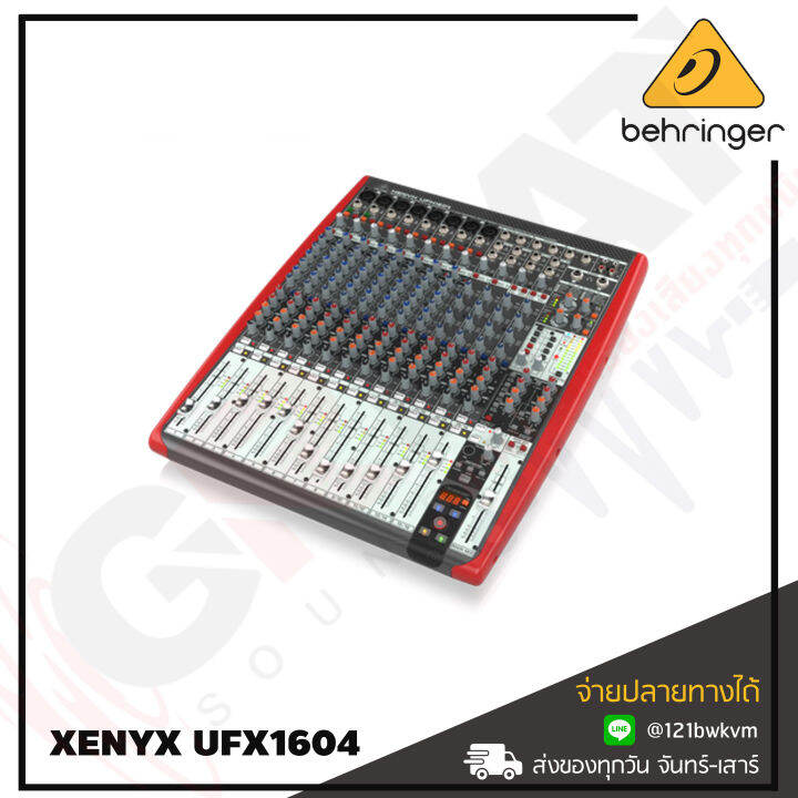 behringer-xenyx-ufx1604-มิกเซอร์แบบ-premium-16-อินพุท-4-bus-mixer-พร้อมกับ-usb-firewire-interface-สินค้าใหม่แกะกล่อง-รับประกันบูเซ่