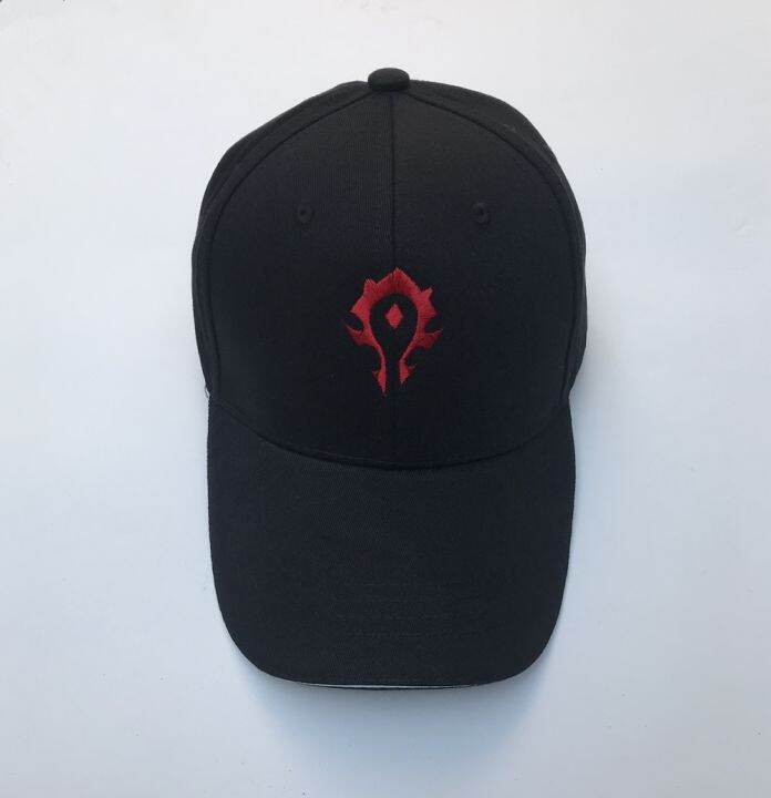 {Hat vendor} Vedio Game World of Warcraft WOW Horde Red Symbol Cosplay