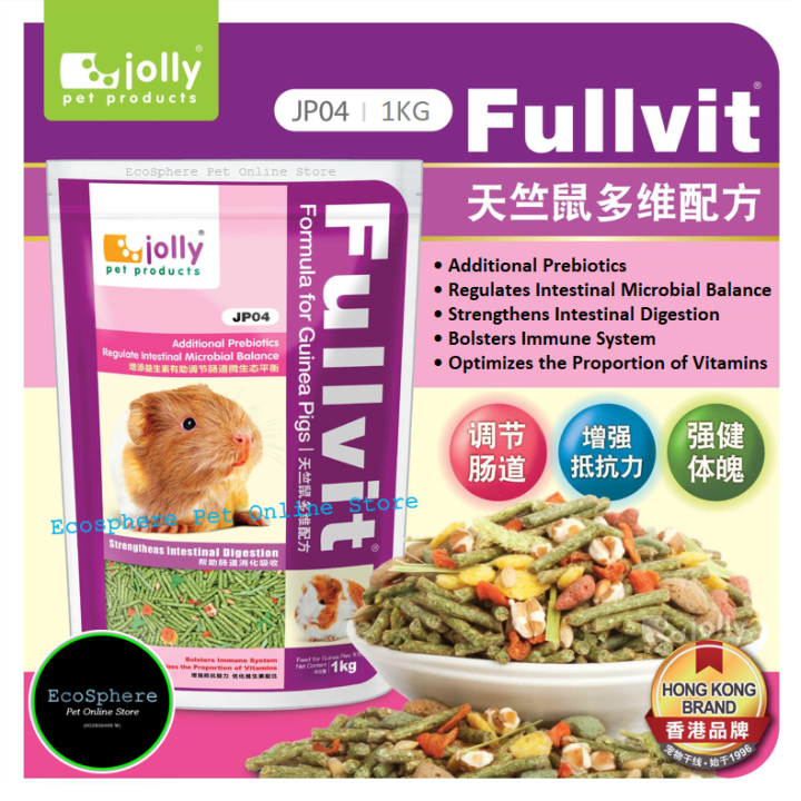View of JOLLY Fullvit Formula For Guinea Pigs (Guinea Pig Food / Pellet) - 1kg ...